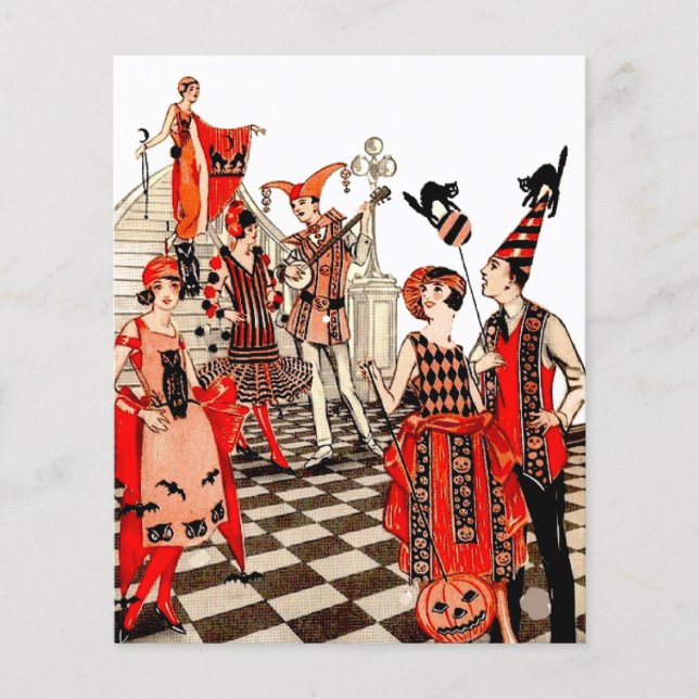 Vintages Halloween-Party (Vorderseite)