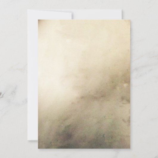 Vintages Halloween-Party Einladung (Rückseite)