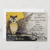 Vintages Halloween-Party Einladung (Vorderseite)