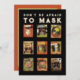 Vintages Halloween-Party Einladung