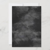 Vintages Halloween-Party Einladung (Rückseite)