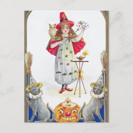 Vintages Halloween-Party Feiertagspostkarte