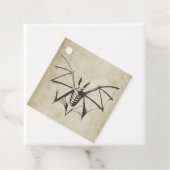 Vintages Halloween-Party Geschenkanhänger (Beispiel)