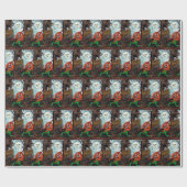 Vintages Halloween-Party Geschenkpapier (Flach)