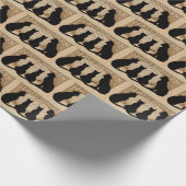 Vintages Halloween-Party Geschenkpapier (Ecke)