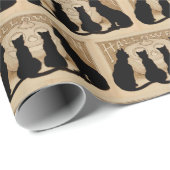 Vintages Halloween-Party Geschenkpapier (Rolleneckpunkt)