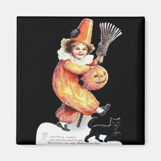 Vintages Halloween-Party Magnet (Vorne)
