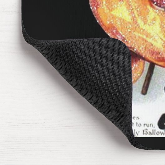 Vintages Halloween-Party Mousepad (Ecke)