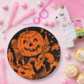Vintages Halloween-Party Pappteller (Party)