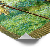 Vintages Halloween-Party-Poster Poster (Ecke)