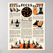 VINTAGES HALLOWEEN-PARTY PROJECT COLLAGE POSTER (Vorne)
