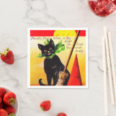 Vintages Halloween-Party Serviette (Beispiel)