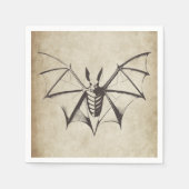 Vintages Halloween-Party Serviette (Vorderseite)