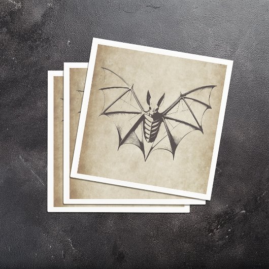 Vintages Halloween-Party Serviette