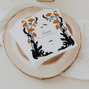 Vintages Halloween-Party Serviette