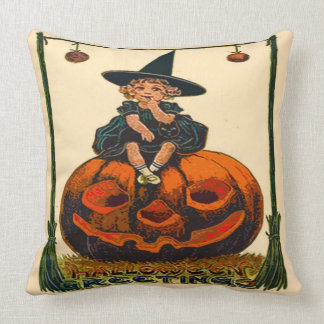 Vintages Halloween-Polyesterthrow-Kissen 20" x 20" Kissen