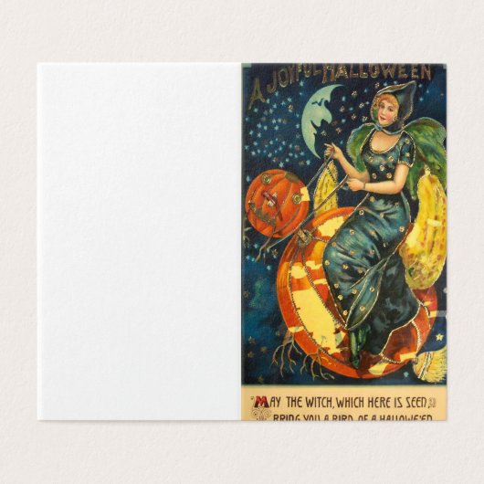 Vintages Halloween-Poster (Außenseite Aufgefaltet)