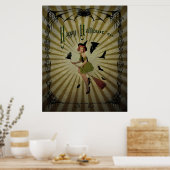 Vintages Halloween - Poster (Küche)