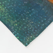 Vintages Halloween-Poster Fleecedecke (Ecke)