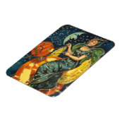 Vintages Halloween-Poster Magnet (Linke Seite)