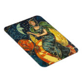 Vintages Halloween-Poster Magnet (Rechte Seite)