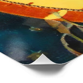 Vintages Halloween-Poster Poster (Ecke)