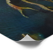 Vintages Halloween-Poster Poster (Ecke)