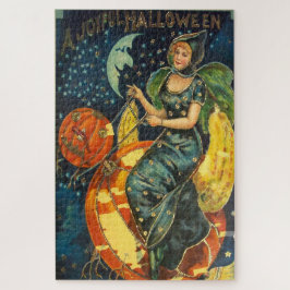 Vintages Halloween-Poster Puzzle