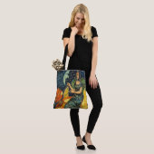 Vintages Halloween-Poster Tasche (Am Model)