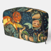 Vintages Halloween-Poster Waschbeutel (Rechte Ecke)