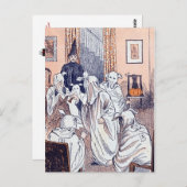 Vintages Halloween Postkarte (Vorne/Hinten)