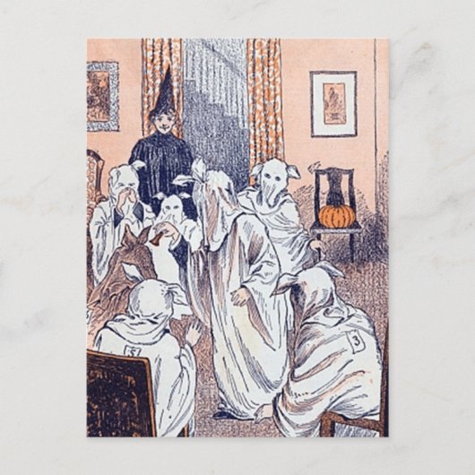 Vintages Halloween Postkarte (Vorderseite)