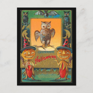 Vintages Halloween Postkarte