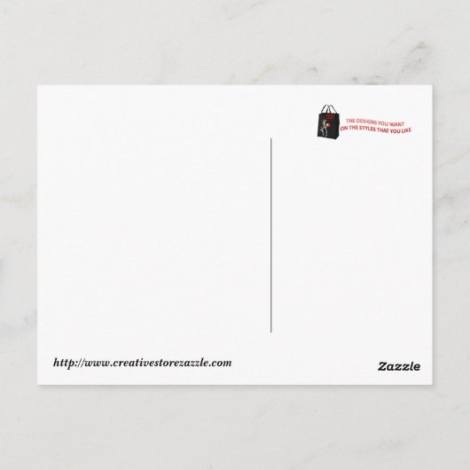 Vintages Halloween Postkarte (Rückseite)