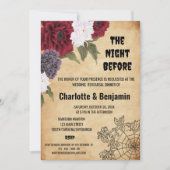 Vintages Halloween-Probe-Dinner Einladung (Vorderseite)