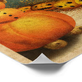 Vintages Halloween Pumpkin Farm Poster drucken (Ecke)