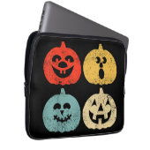 Vintages Halloween Pumpkin Funny Retro-Geschenk Laptopschutzhülle (Vorne Rechts)