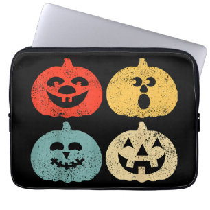 Vintages Halloween Pumpkin Funny Retro-Geschenk Laptopschutzhülle