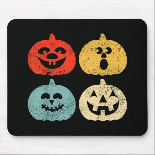 Vintages Halloween Pumpkin Funny Retro-Geschenk Mousepad