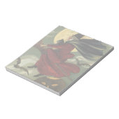 Vintages Halloween-Riding-Broomstick mit Katze Notizblock (Rotiert)