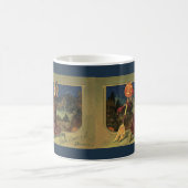Vintages Halloween, schöne Tanzhexe Kaffeetasse (Mittel)