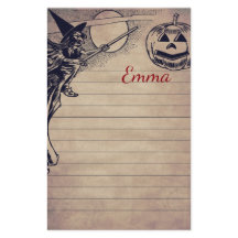 Vintages Halloween Schreibpapier