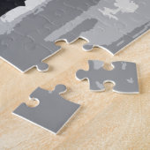 Vintages Halloween-Schwarze Fledermäuse Puzzle (Seite)