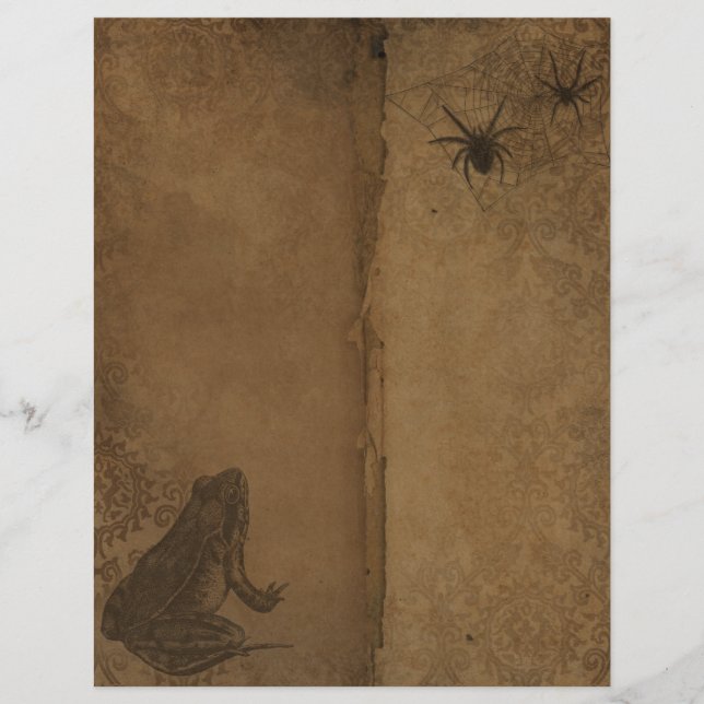 Vintages Halloween-Scrapbook (Vorderseite)