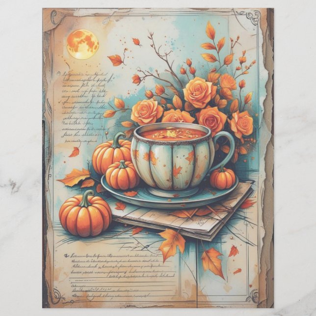 Vintages Halloween-Scrapbook (Vorderseite)