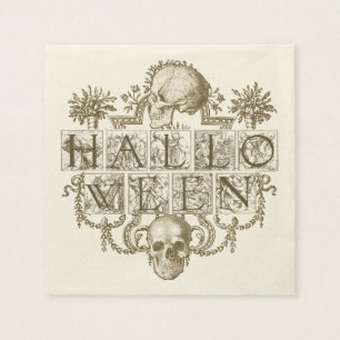 Vintages Halloween Serviette