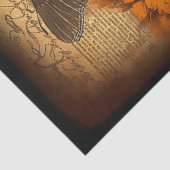 Vintages Halloween-Shabby Spooky-Dekoupage Seidenpapier (Ausschnitt)