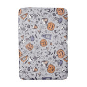 Vintages Halloween-Skelett und Potions-Muster Badematte (Vorderseite Vertikal)