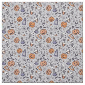 Vintages Halloween-Skelett und Potions-Muster Stoff (Muster)