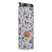Vintages Halloween-Skelett und Potions-Muster Thermosbecher (Nach rechts gedreht)